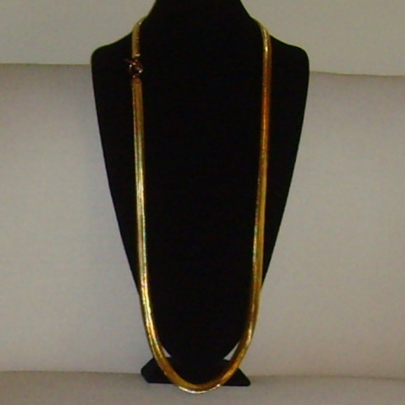 Anne Klein Gold-Tone Serpentine Chain Necklace - Picture 5 of 14
